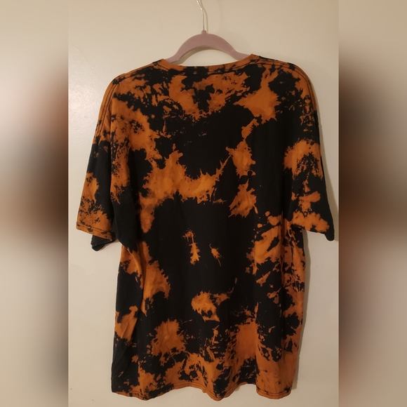 AC/DC Men's Highway To Hell Tie Dye Heavy Metal Rock T-Shirt - Size 2XL - Picture 4 of 11